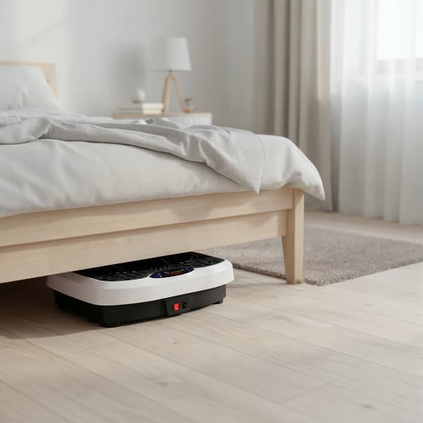 Vibrationsplatform med modstandsbånd, Bluetooth, 5 programmer