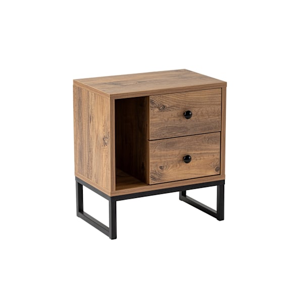 Nattduksbord Glimmer - Atlantic Pine, Black