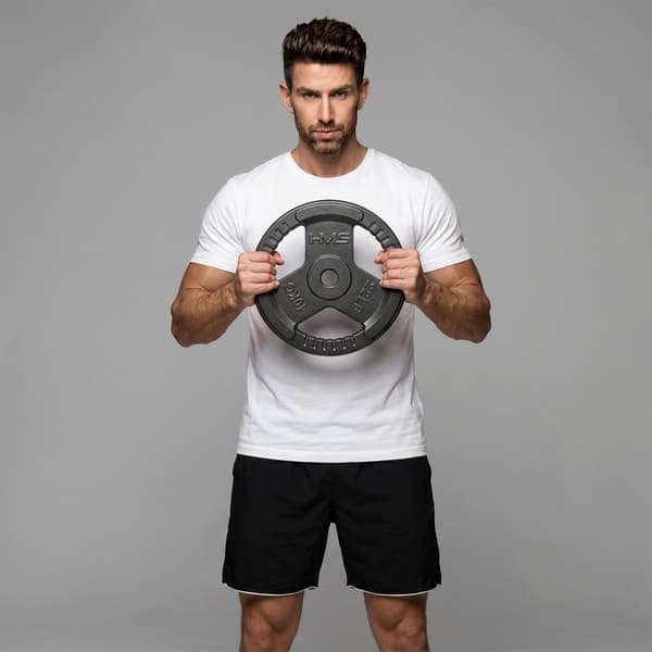 10 kg valurautainen painolevy, ergonomiset kahvat