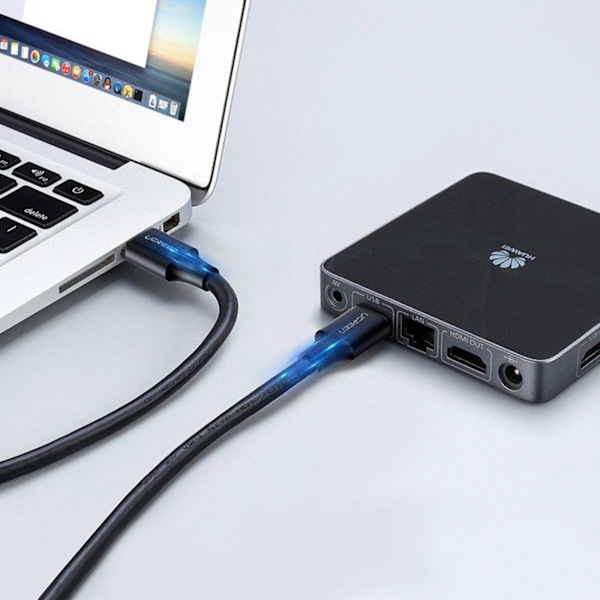 USB 3.2-kabel 1m svart