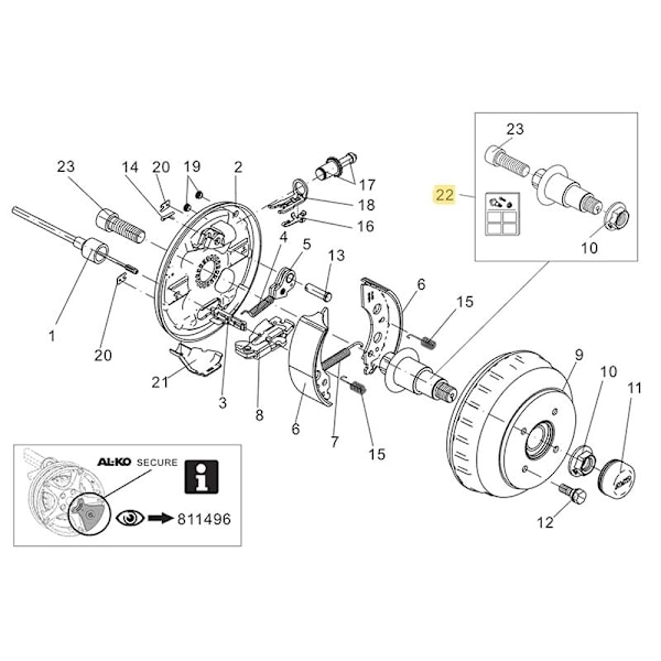 AL-KO axeltappssats euro-plus 2051 U