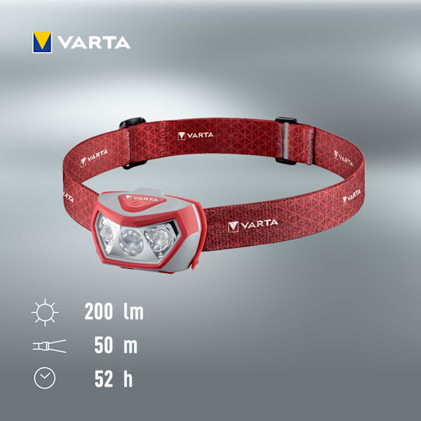 Outdoor Sports H20 Pro otsalamppu 200 lm punainen