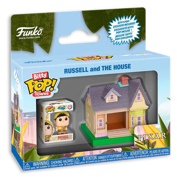 Disney Pixar UP Russell figur med husdisplay