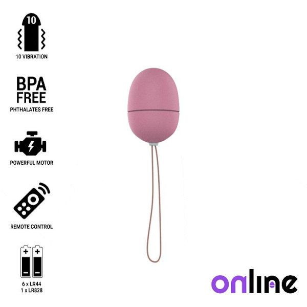 Online - Fjärrkontroll Vibrerande Ägg S Rosa