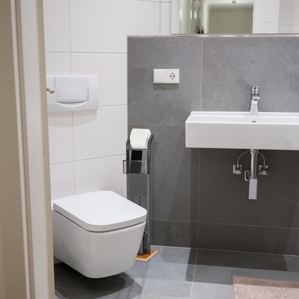 WC-istuin tarjottimella