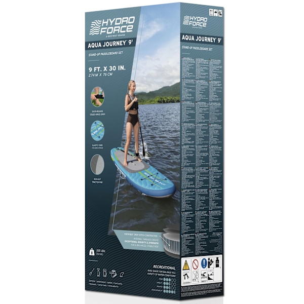Aqua Journey Stand-Up Paddleboard Sæt 2,74m x 76cm x 12cm