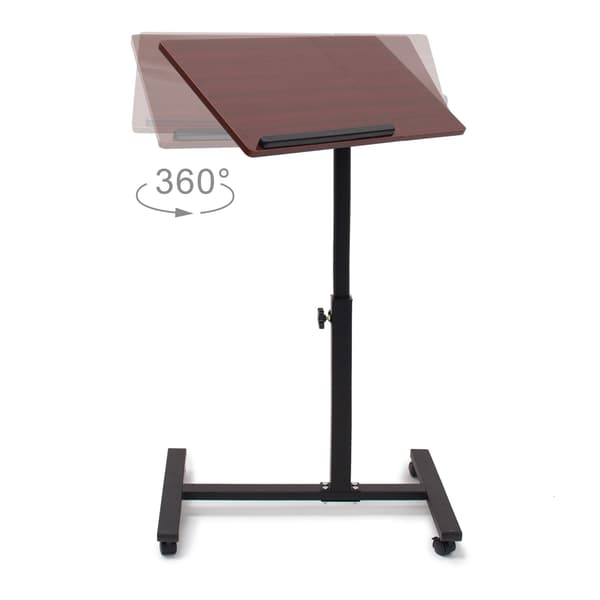 Laptop bord træ justerbar højde