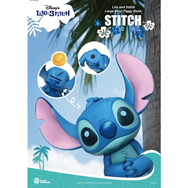 Lilo & Stitch Piggy Vinyl Banksöm 44 cm