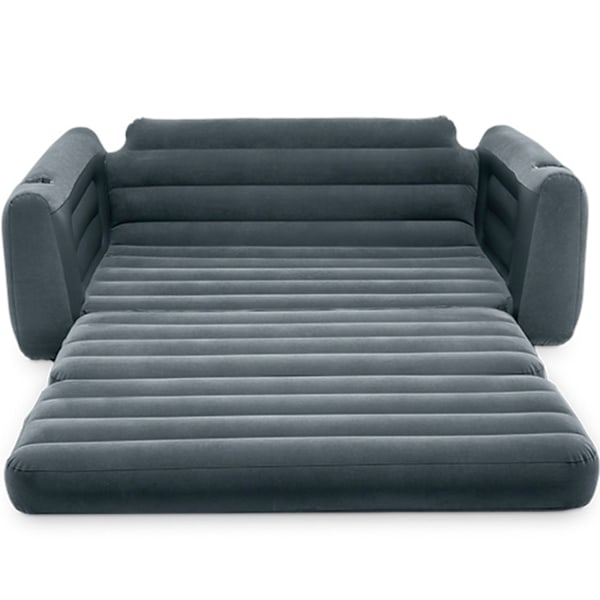 Oppustelig sofa 2-i-1 udfoldelig lænestol Intex 66552
