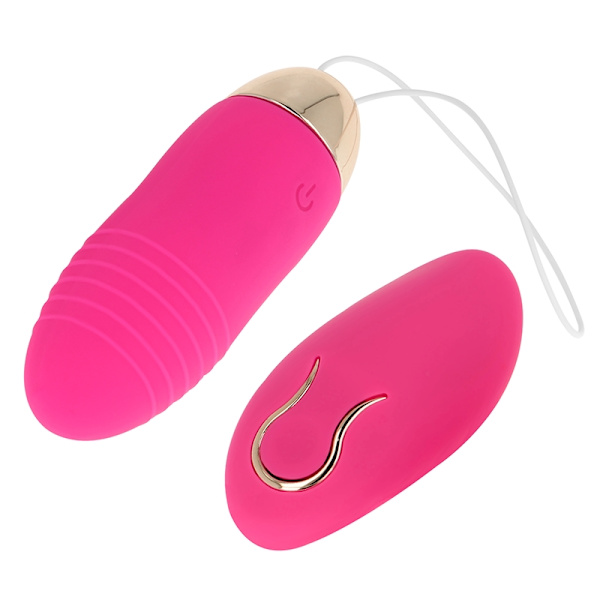 Ohmama - Fjärrkontroll Vibrerande ägg 10 hastigheter Rosa