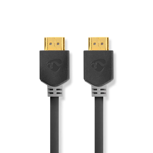 High Speed ​​HDMI ™ Kaapeli Ethernet | HDMI™ liitin | HDMI™ liitin | 4K@60Hz | ARC | 18 Gbps | 1.00 m | Pyöreä | PVC | Antrasiitti | Laatikko