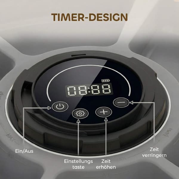 Automatisk foderautomat til kæledyr med timer, 6 måltider, LED-display