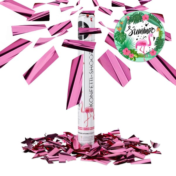 Konfetti kanon rosa