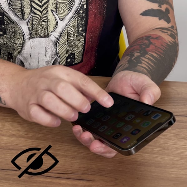 Privacy karkaistu lasi Samsung Galaxy S22+ -näytölle Anti Spy -suodattimella
