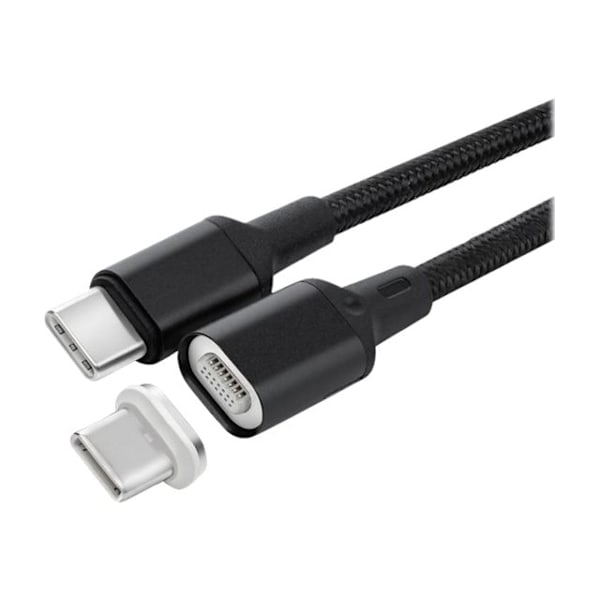 MicroConnect - USB-kabel - 24 ben USB-C (han) til 24 ben USB-C (han) aftagelig og magnetisk
