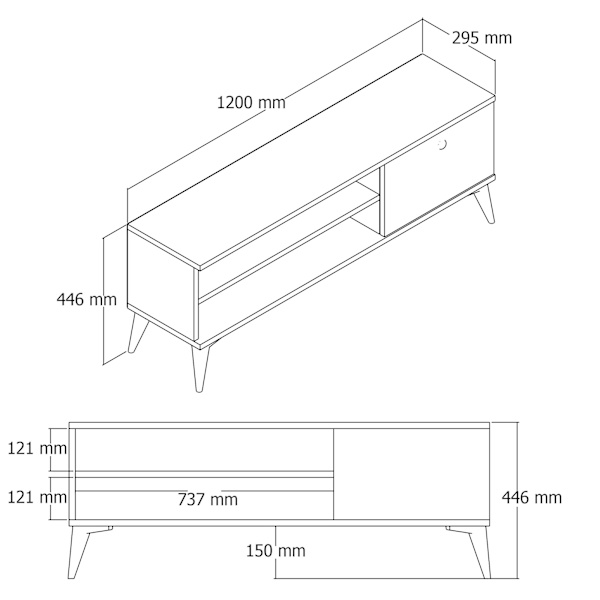 TV-taso Retro 1564