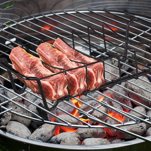Revbenshållare för grillen