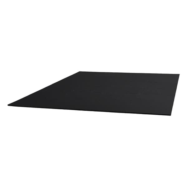 Sammenlåsende gymnastikmåtter, sæt, 24 dele, 14 mm, sort