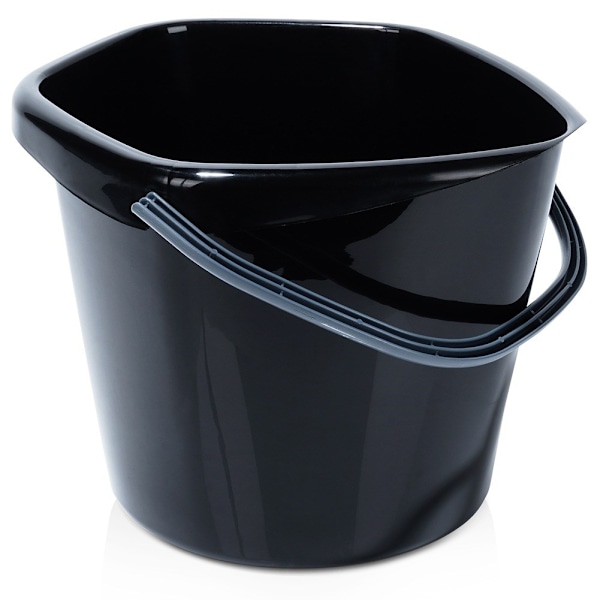 Sort plastspand 10 l