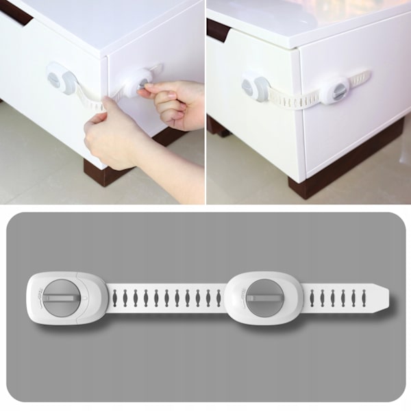 Magneettiset lasten turvalukot kaappeihin – 23 osaa
