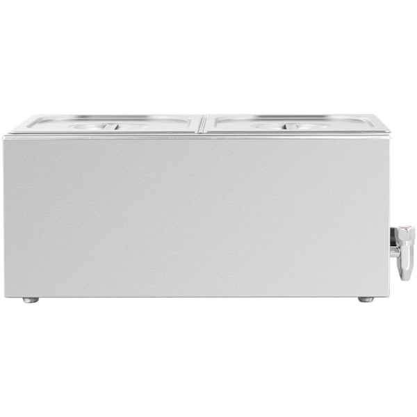Bain marie sähkölämmitin hanalla 2 x GN 1/2 600 W