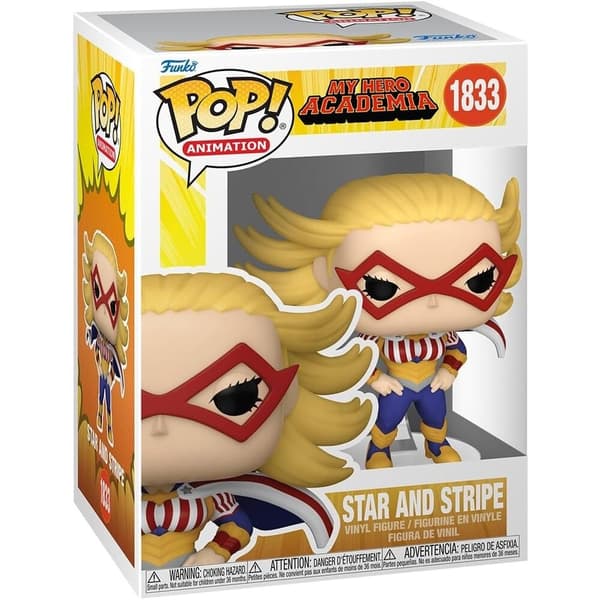 My Hero Academia Star og Stripe Figur, 6-tommer samlerlegetøj
