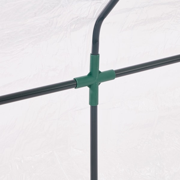 Plast drivhus PVC med 2 døre