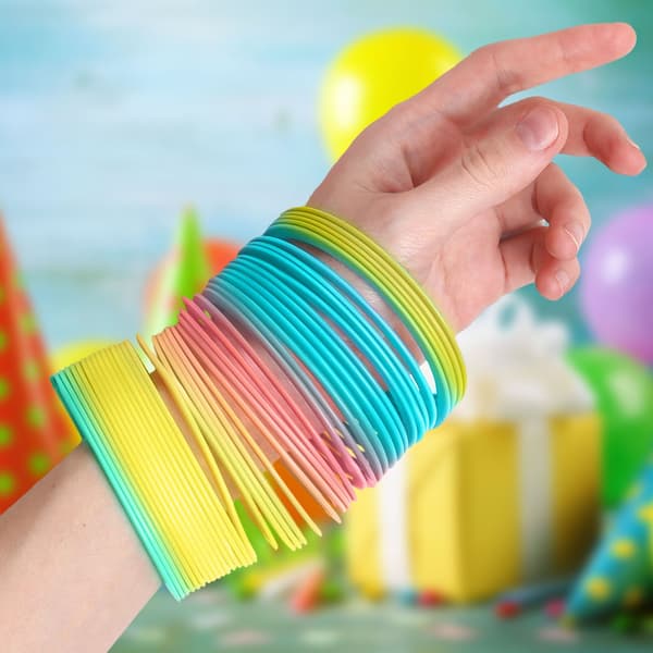 Rainbow spiral sæt med 4 stk