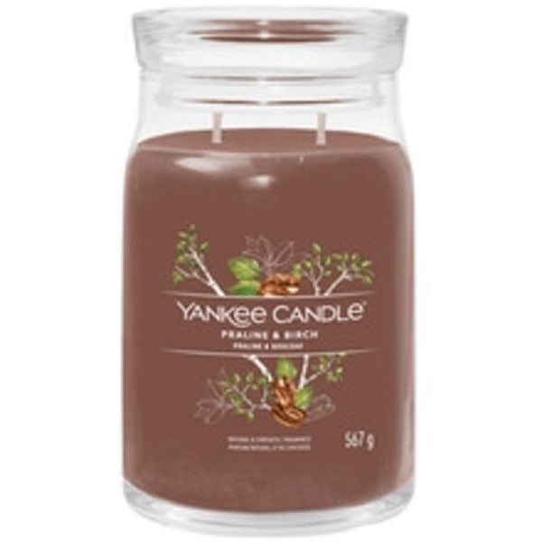 Yankee Candle - Praline & Birch Signature Candle ( pralinka a bříza ) - Vonná svíčka 368.0g