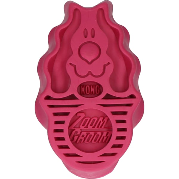 KONG ZoomGroom Rassberry Large
