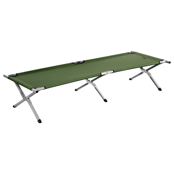 Hopfällbar tältsäng, grön, 200 cm