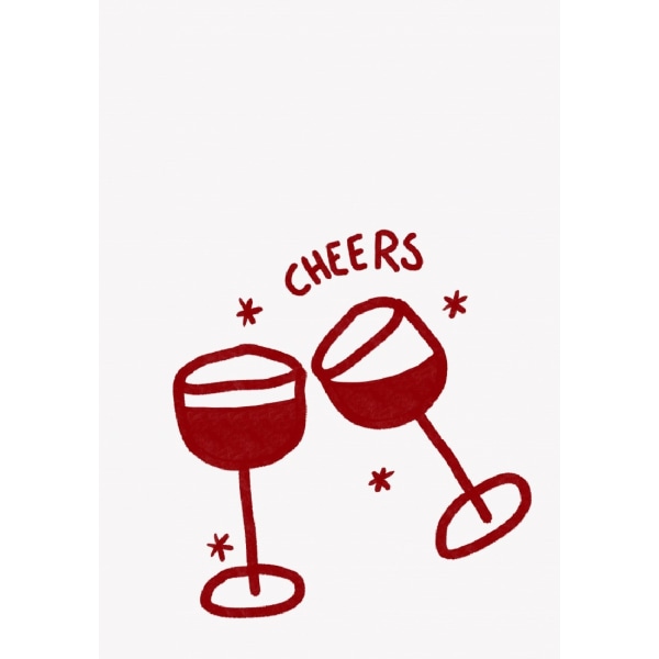 Cheers.Png - 50x70 cm