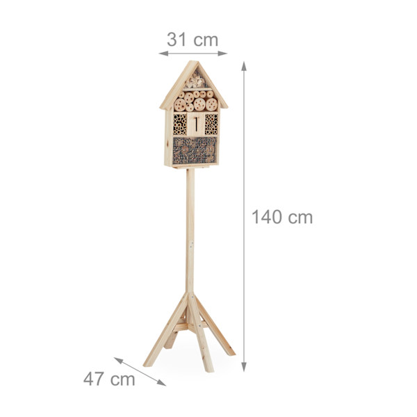 Hyönteishotelli luonnollinen koko XL