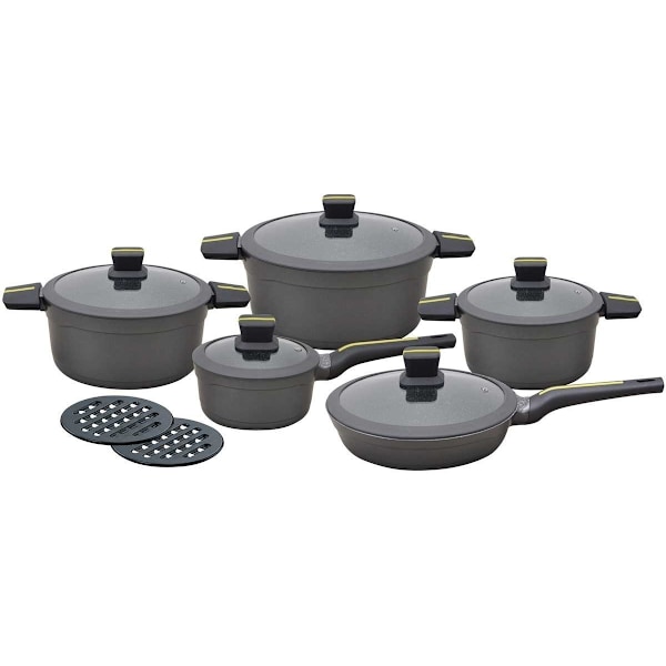 Set med 12 delar granitgrytor KB-7358 Dolce