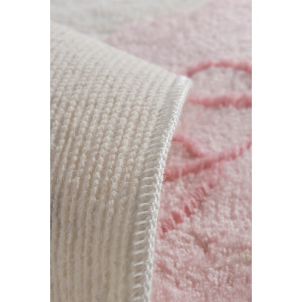 Akryl Badmatta Set (3 delar) Rosa Flamingo
