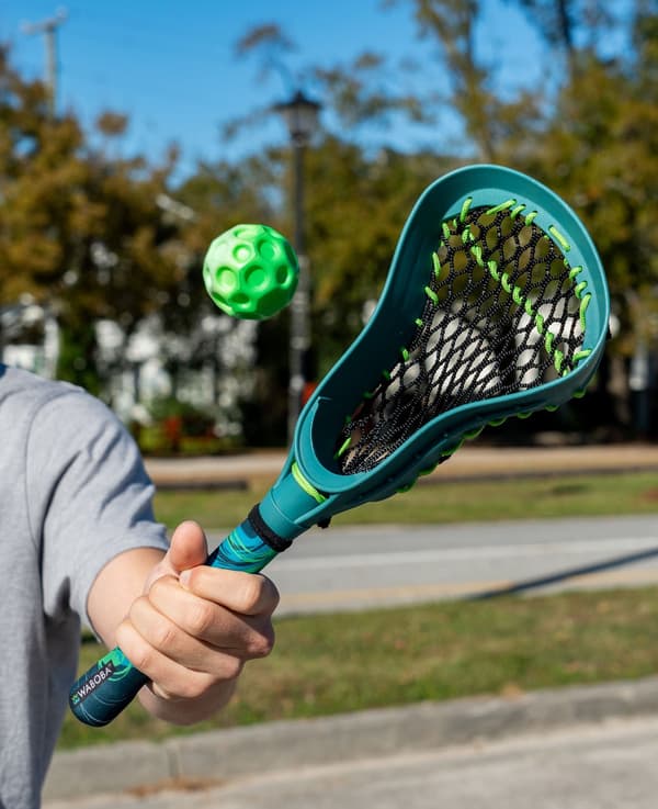 Mini Lacrosse-setti vesileikkeihin, pallo ja maila