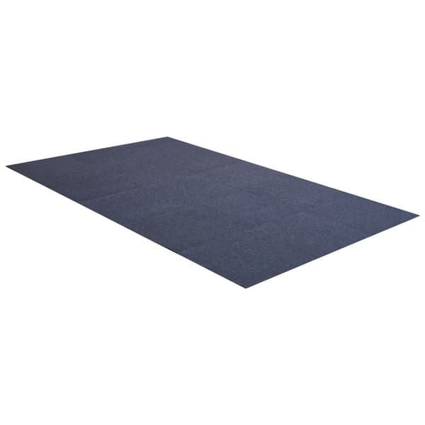 Tæppefliser, selvklæbende, 15-pak, 24x24, grå