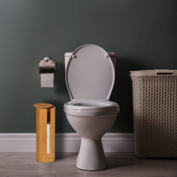 Bambus til opbevaring af toiletruller