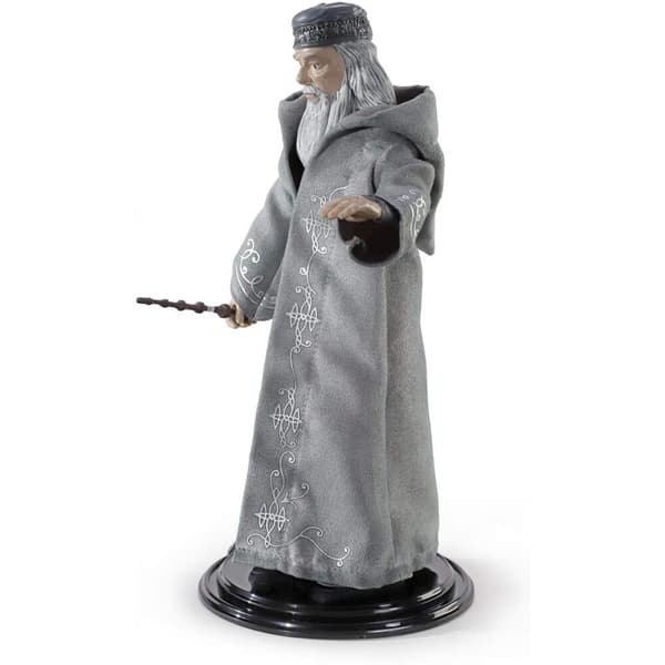 Harry Potter Dumbledore med tryllestav Bendyfigs formbar figur 19 cm