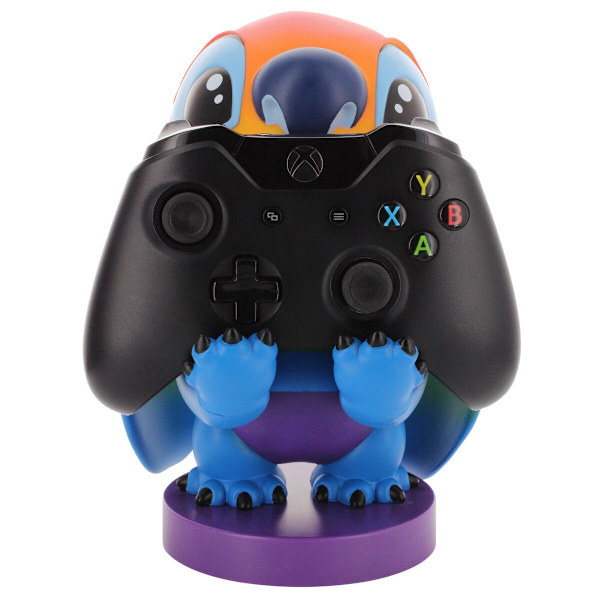 Stitch Rainbow Figur Klämfäste, 20 cm Cable Guy