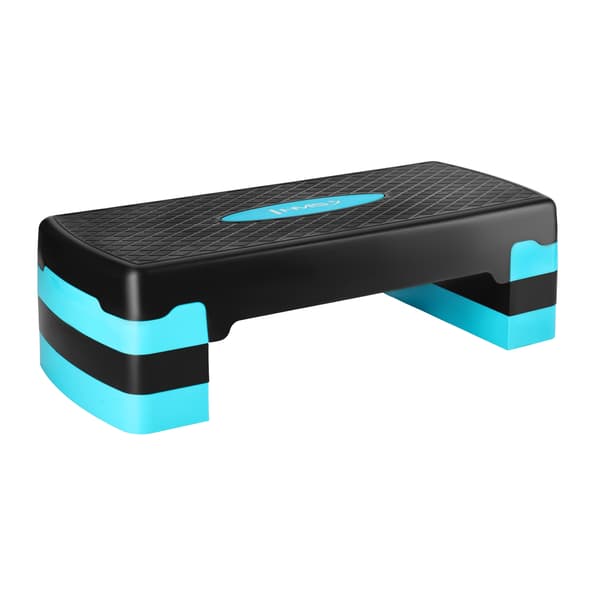 Aerob stegplattform, Black-Mint, justerbar höjd