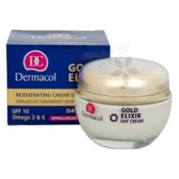 Dermacol - Gold Elixir Day Cream (Mature Skin) - Caviar Rejuvenating Day Cream SPF 10 50ml