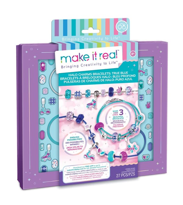 Make It Real Diy Halo Charms -rannekorusarja "True Blue"