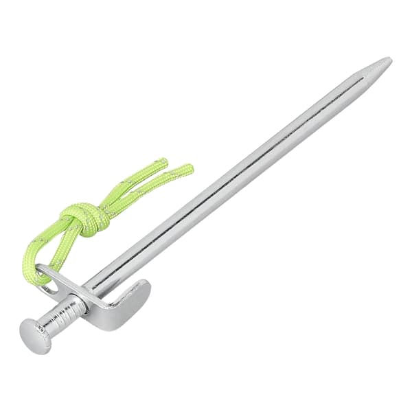 Klippepind 20 cm galvaniseret stål med L-krog Heavy Duty