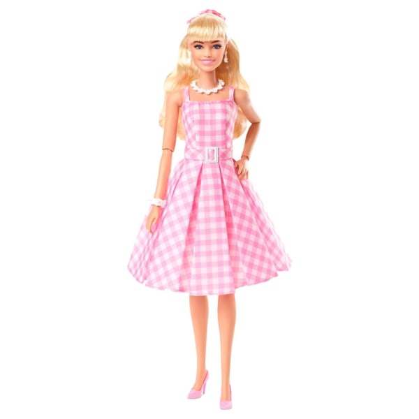 Barbie Filmdockan Barbie i rosa Gingham-klänning