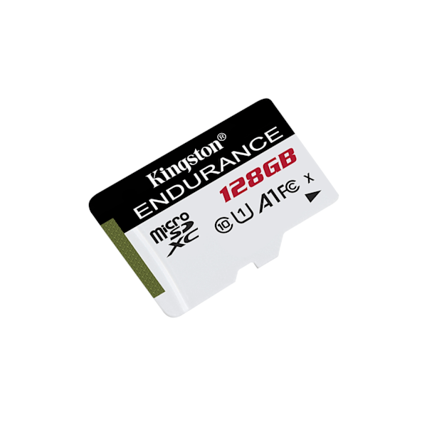 Kingston High Endurance microSDXC 128GB - Robust och Pålitlig Lagring för Krävande Användning