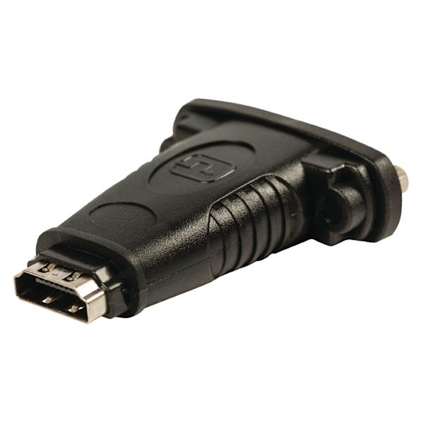 High Speed HDMI med Ethernet Adapter HDMI Hona - DVI-D 24+1p hona Svart