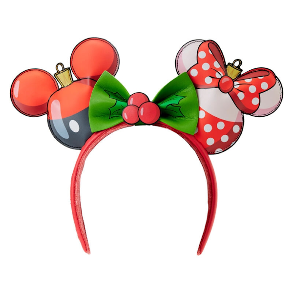 Loungefly Disney Mickey & Minnie julepandebånd til ørerne