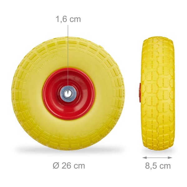 Sæt med 2 PU-trillebørdæk