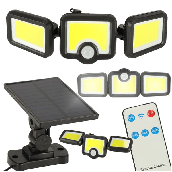 LED solcellelampe med Dusk-to-Dawn bevægelsessensor